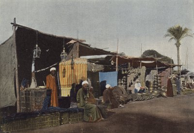 Souakim, The Arab Bazaar by European Photographer
